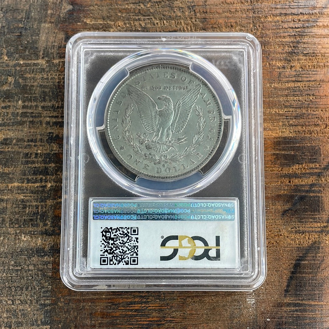 1883-O $1 US Morgan Silver Dollar PCGS AU53 VAM 22A Partial E Rev HOT 50