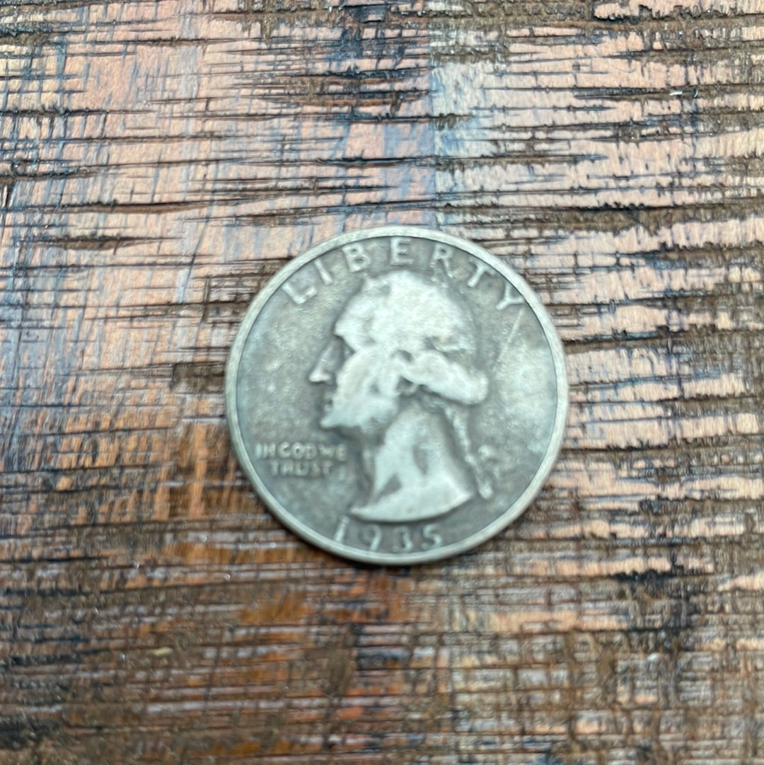 1935 25c US Washington Quarter