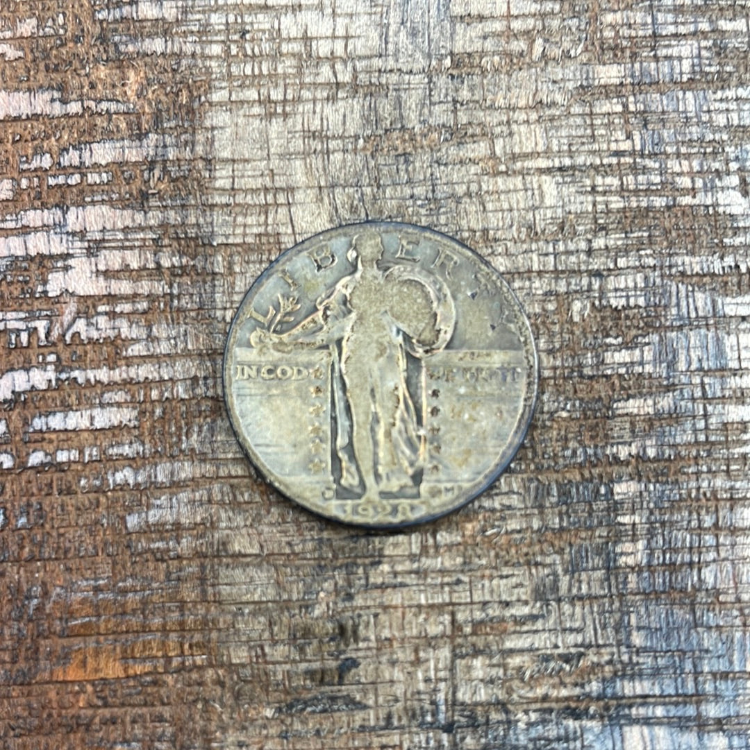 1928-D 25c. US Standing Liberty Quarter
