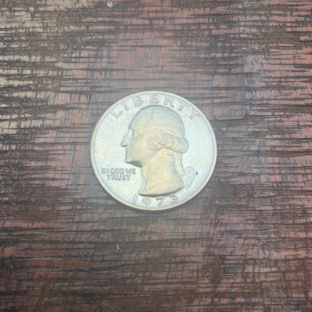 1973-S 25c US Proof Washington Quarter