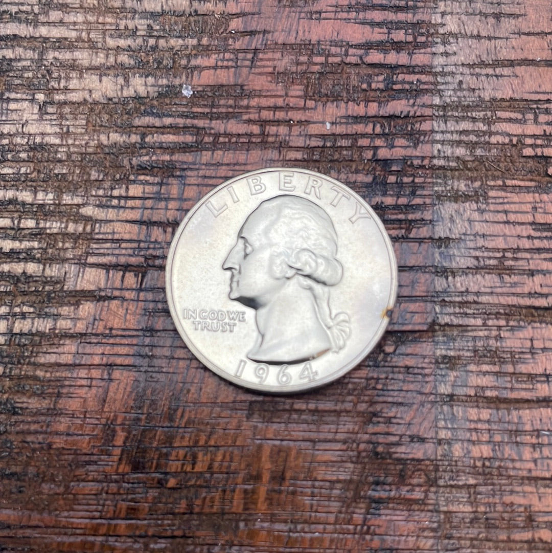 1964 25c US Proof Washington Quarter