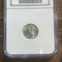 1943 10c US Mercury Dime. NGC MS66