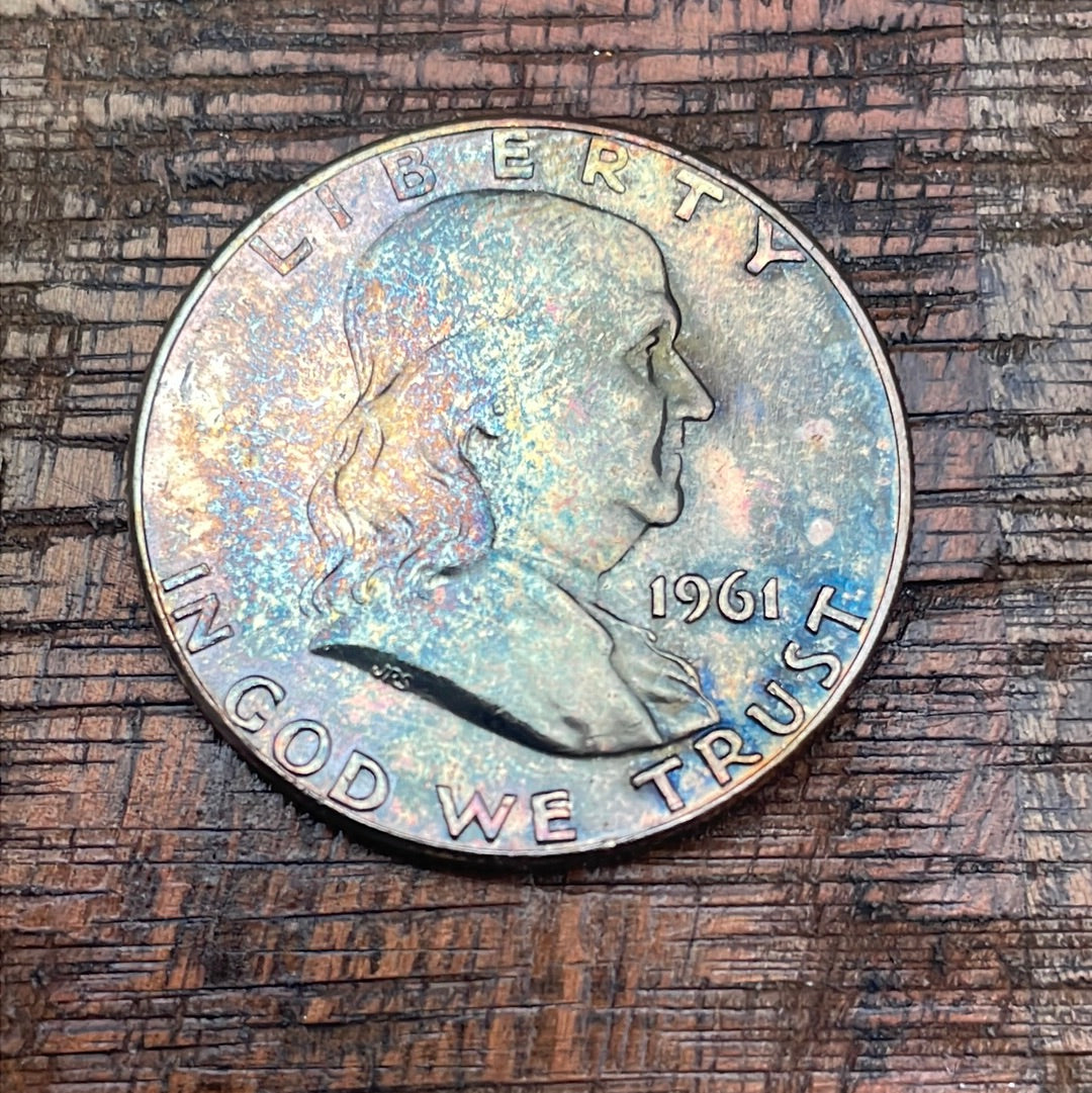 1961 50C US Franklin Half Dollar
