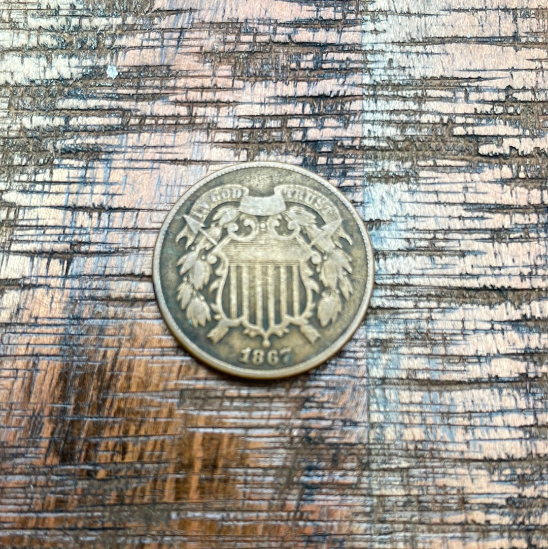 1867 2C US Two Cent
