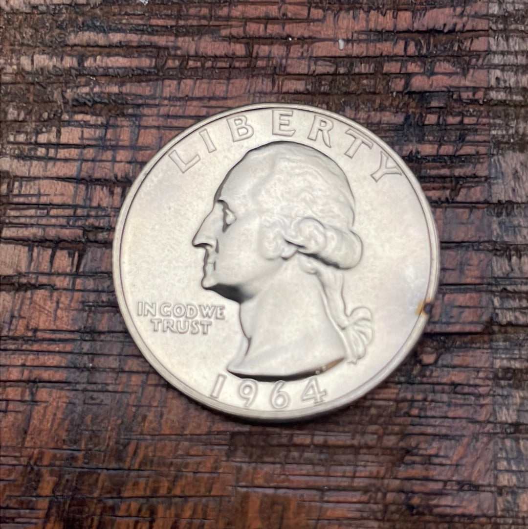 1964 25c US Proof Washington Quarter