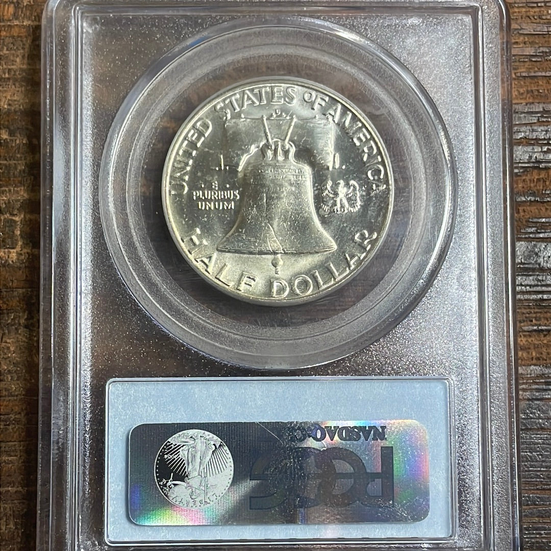 1963-D US 50c Franklin Half Dollar PCGS MS64