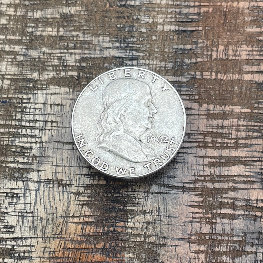 1962-D 50C US Franklin Half Dollar