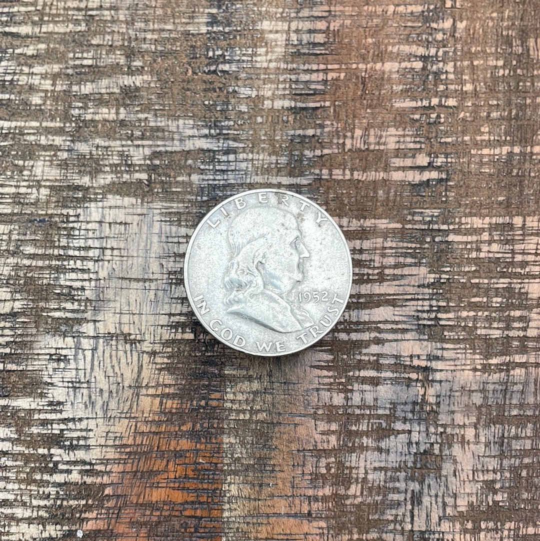 1952-D 50C US Franklin Half Dollar