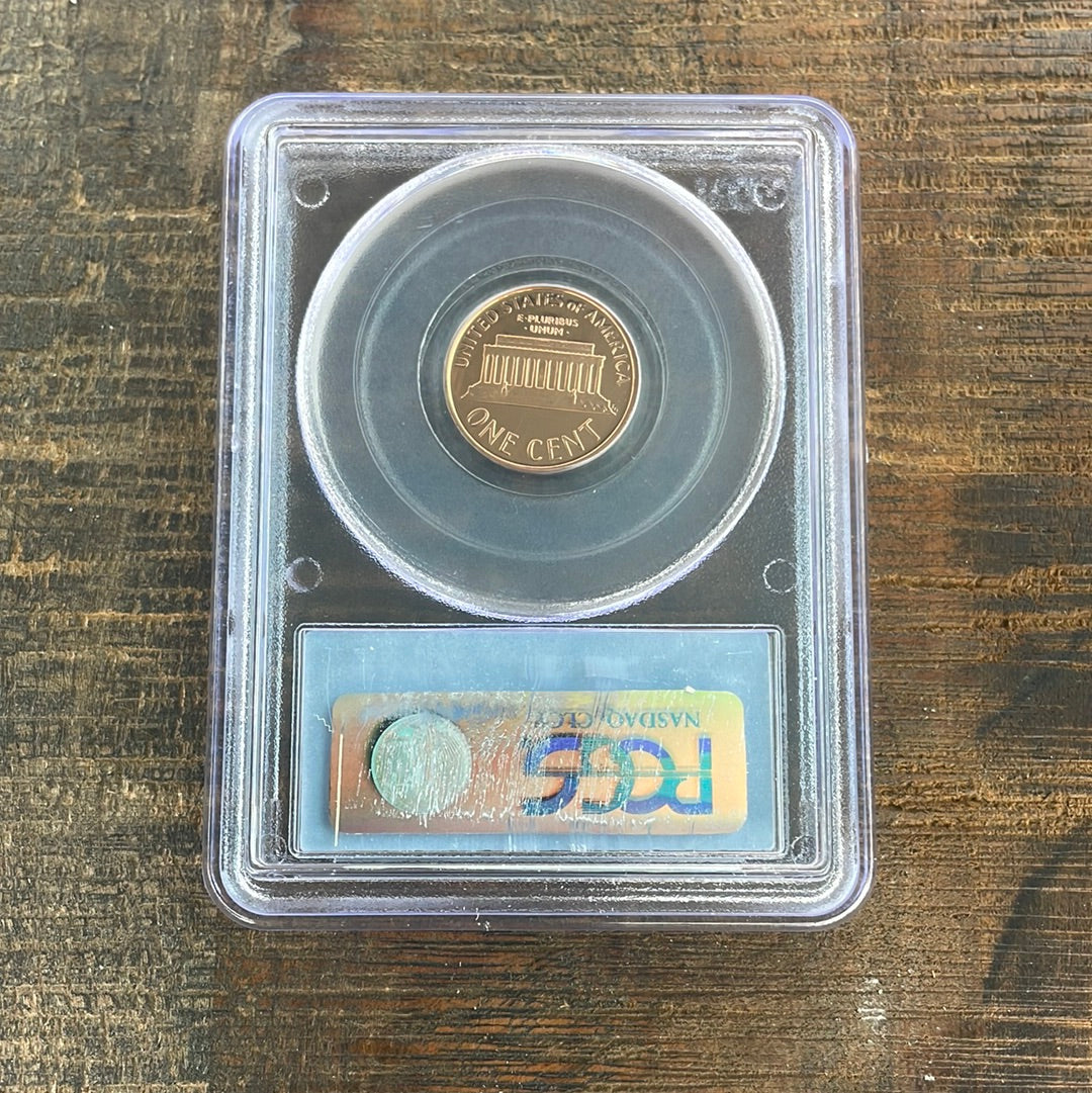 1987-S 1c US Lincoln Memorial Cent PCGS PR69RD DCAM