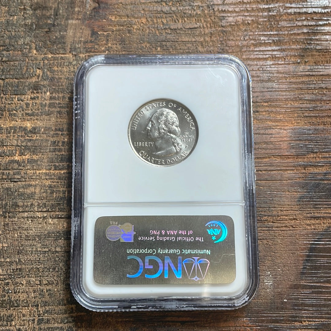 1999 25c US Washington Quarter (Georgia) NGC Brilliant Uncirculated.