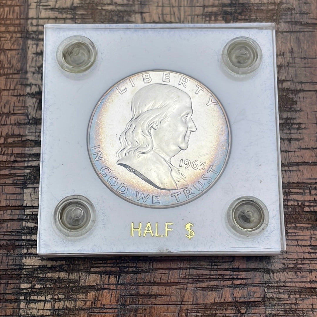1963 50C US Proof Franklin Half Dollar