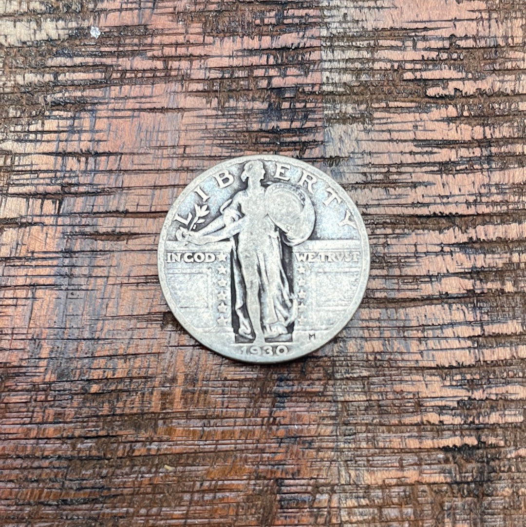 1930 25c. US Standing Liberty Quarter