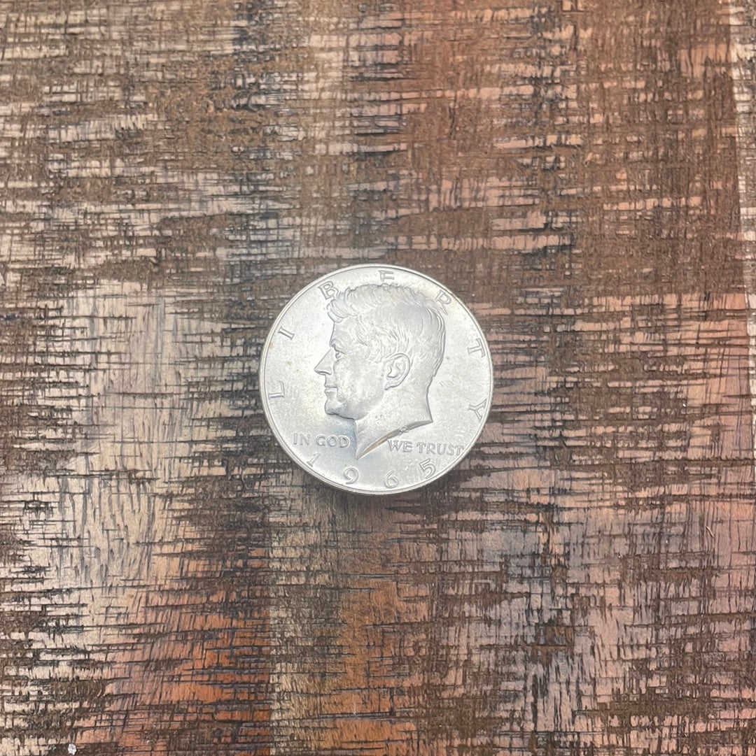 1965 50c Kennedy Half Dollar 40% Silver