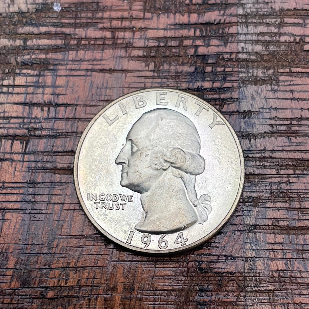 1964 25c US Proof Washington Quarter