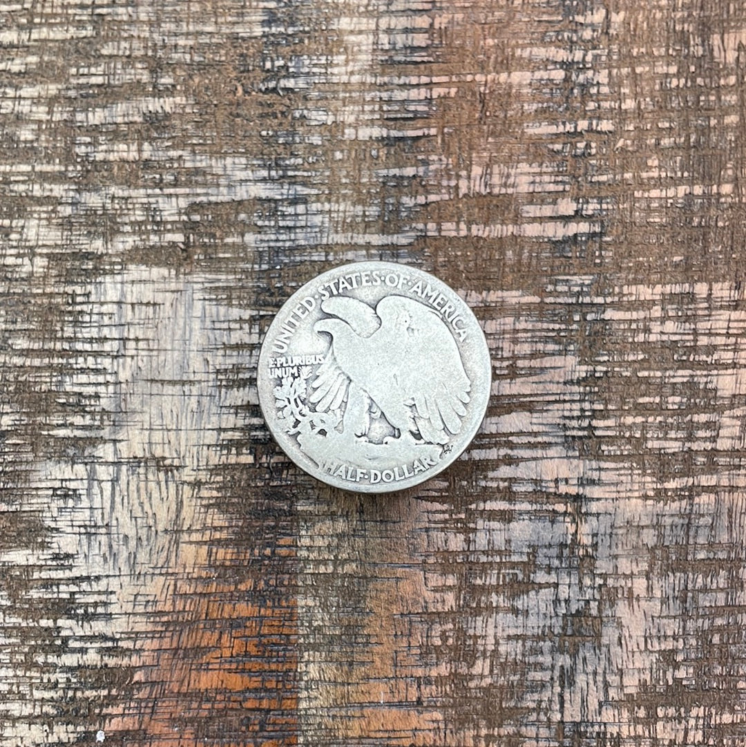 1920 50C US Walking Liberty Half Dollar