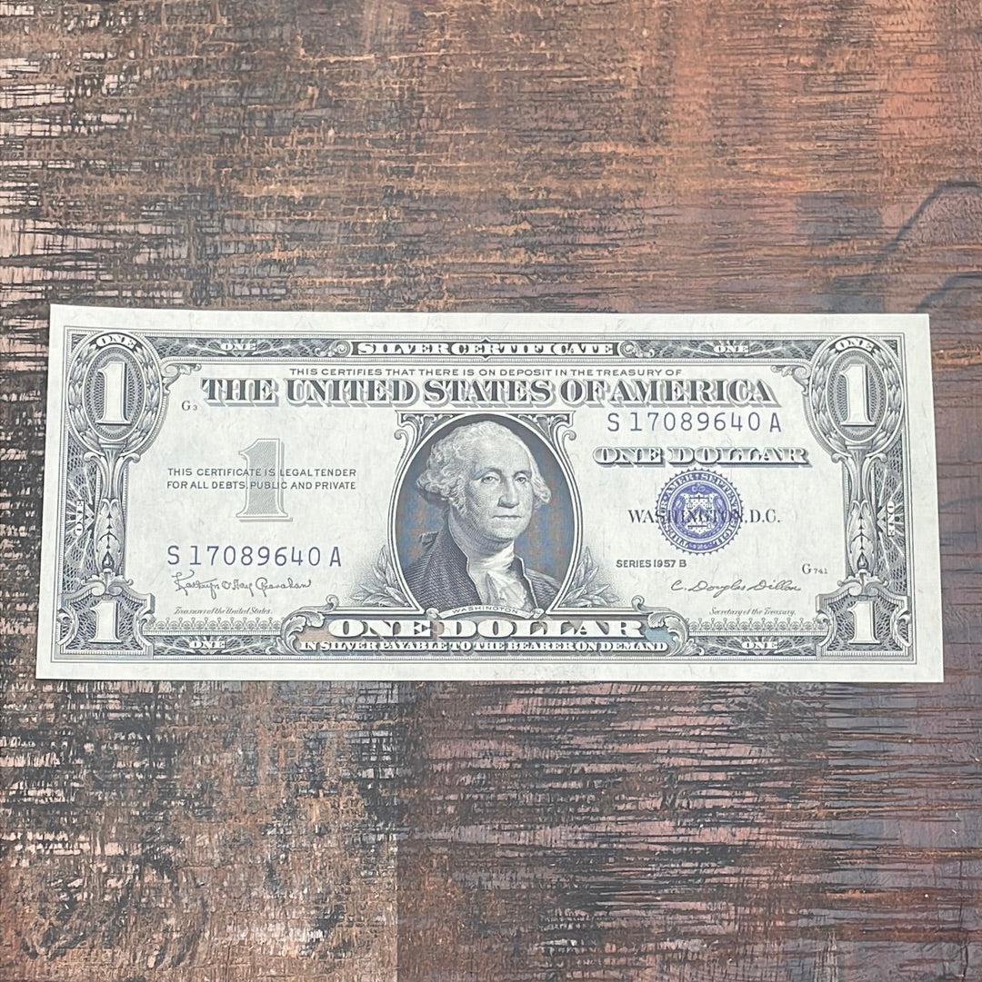 1957 Series B $1 Silver Certificate - Uncirculated