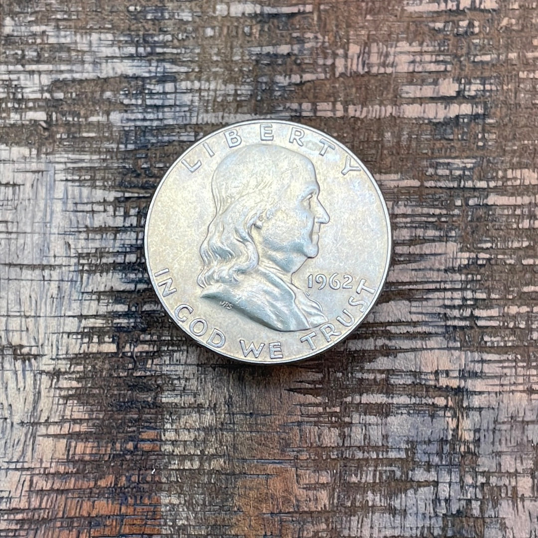 1962-D 50C US Franklin Half Dollar