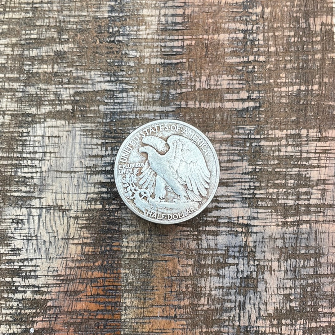 1943 50C US Walking Liberty Half Dollar