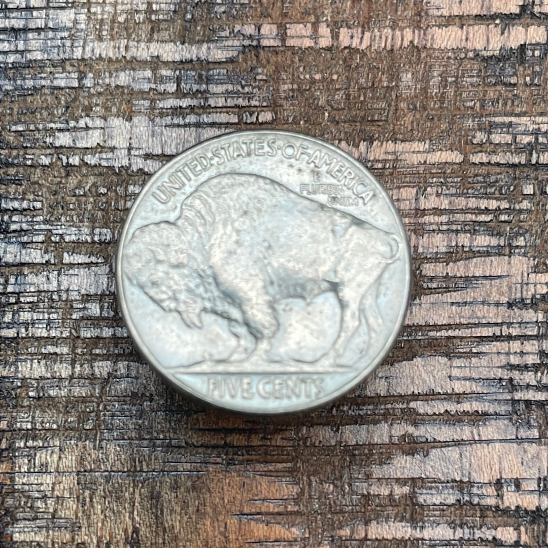 1937 5c US Buffalo Nickel