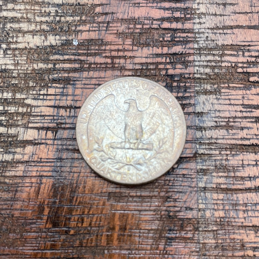 1962-D 25c US Washington Quarter
