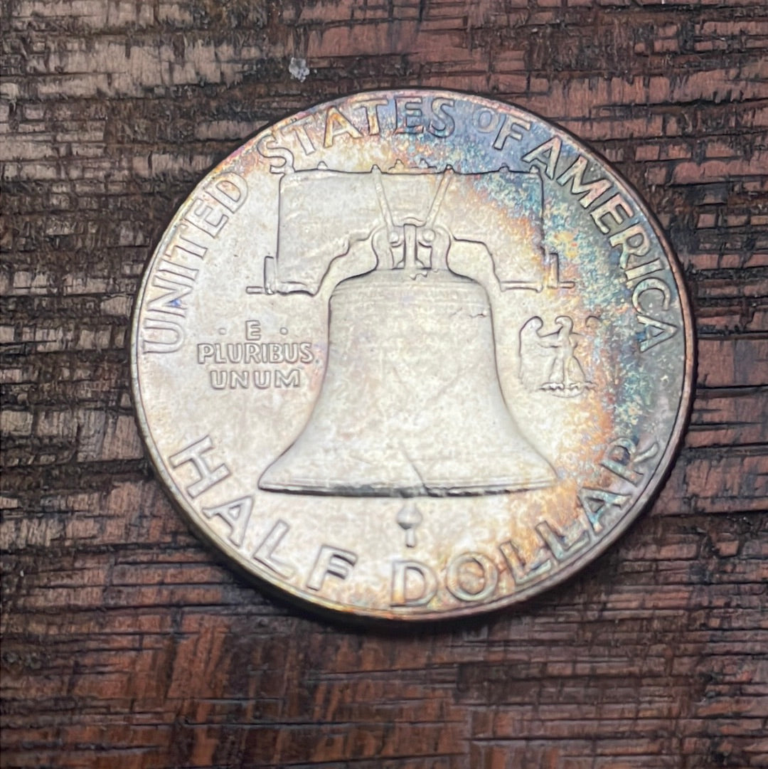 1961 50C US Franklin Half Dollar