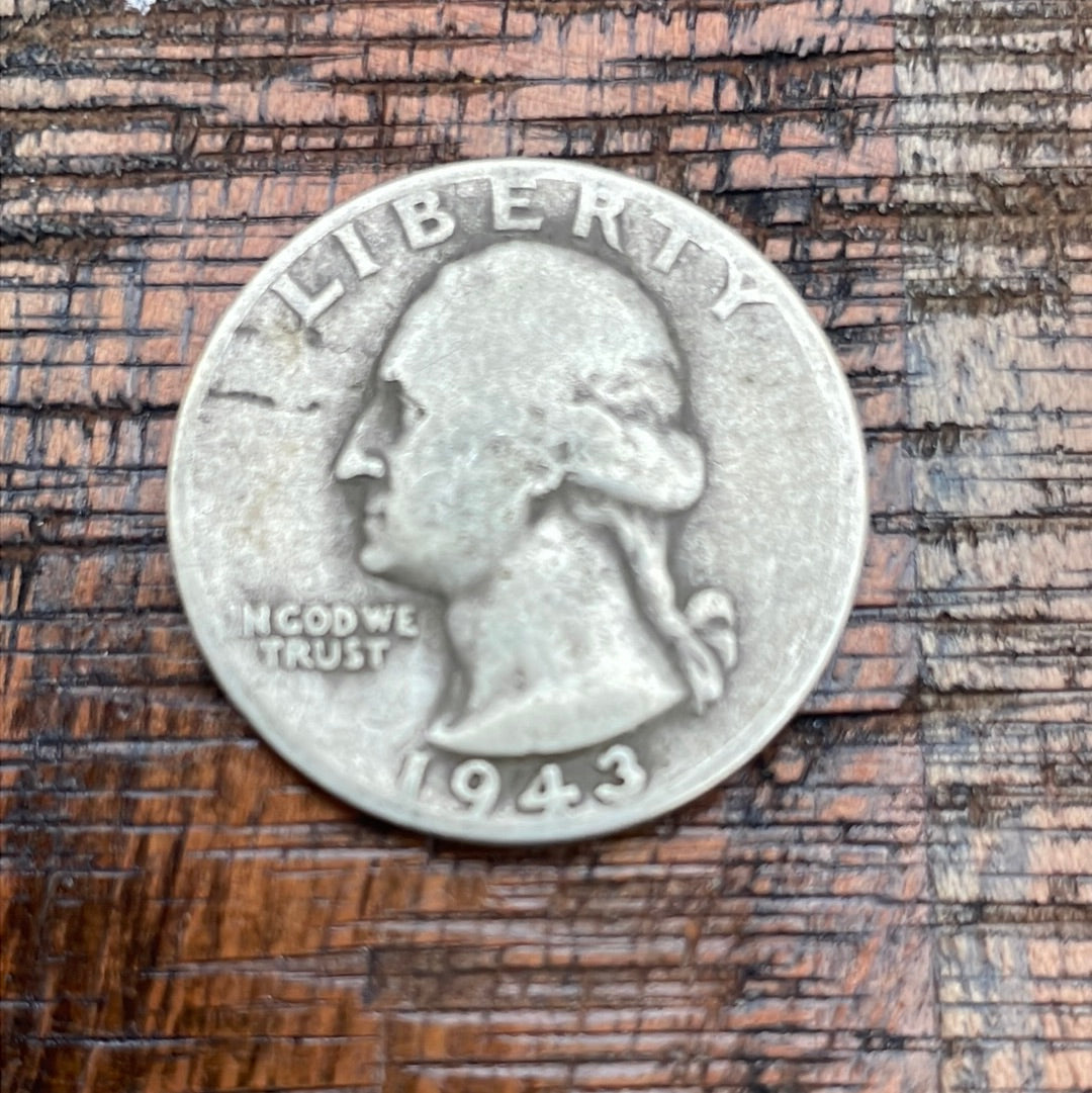 1943 25c US Washington Quarter