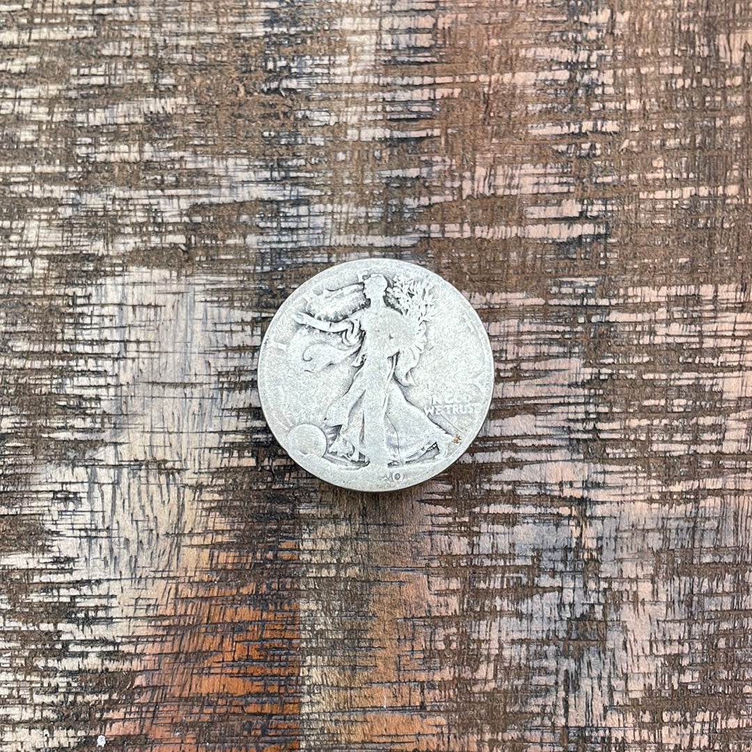 1920 50C US Walking Liberty Half Dollar