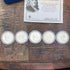 Franklin Half Dollar Collection with case and COA from The Morgan Mint