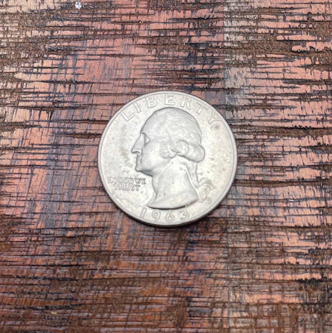 1963-D 25c US Washington Quarter