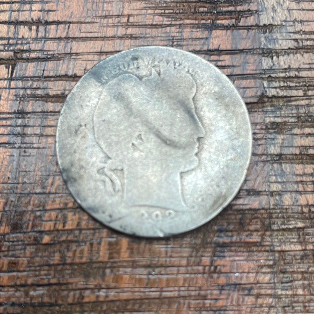 1892-O 25C US Barber Quarter