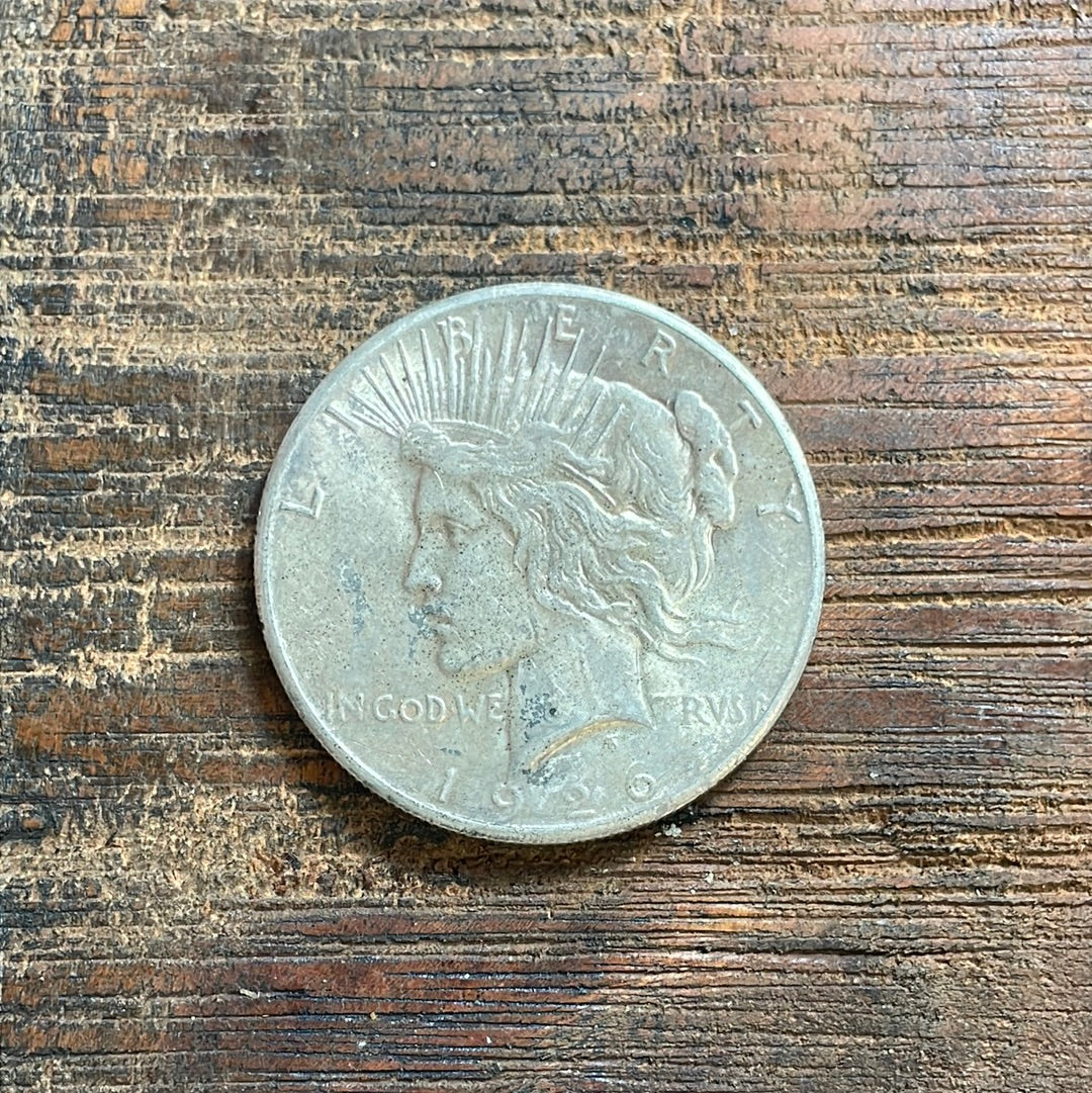 1926 $1 US Silver Peace Dollar