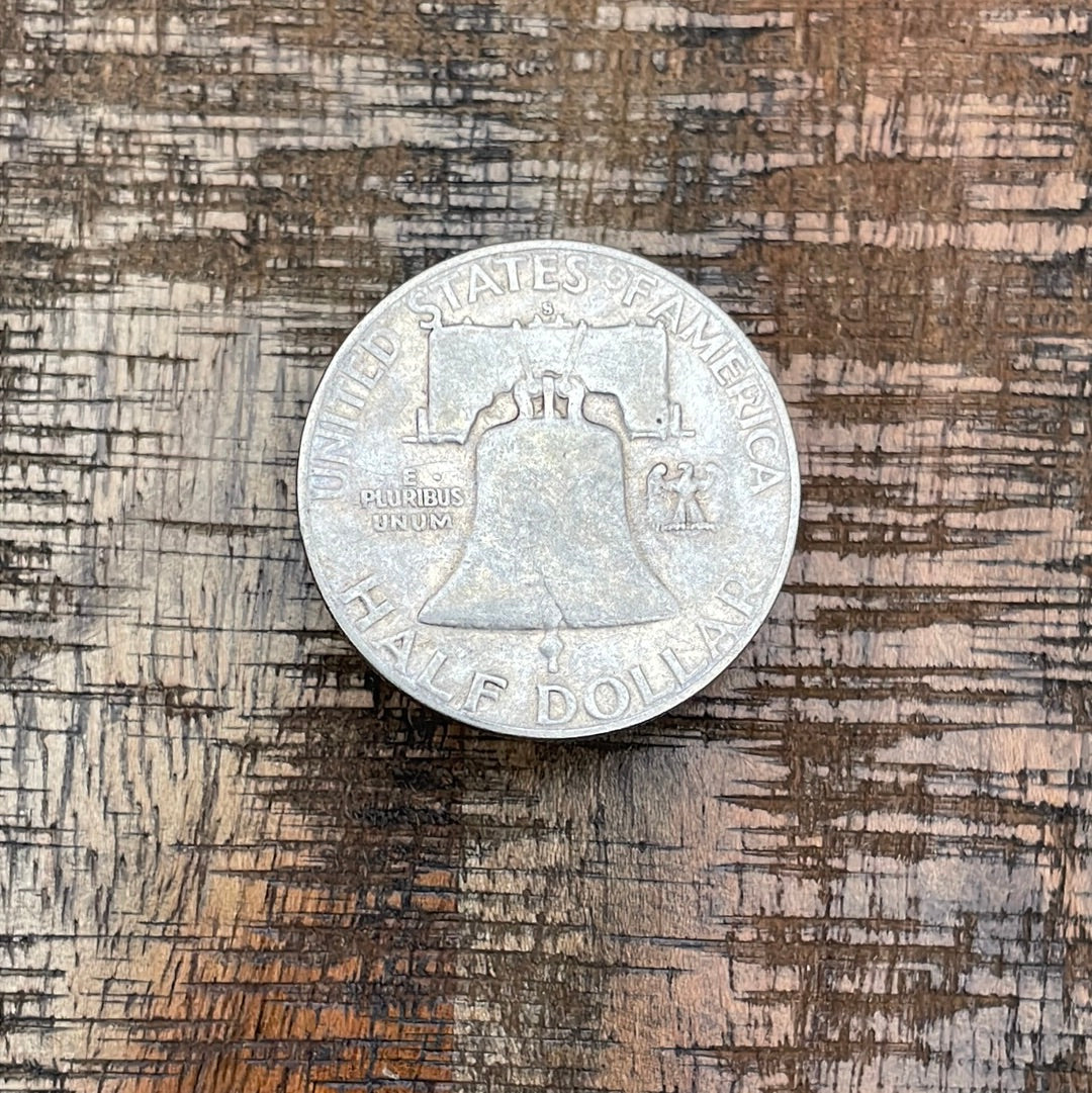 1951-S 50C US Franklin Half Dollar