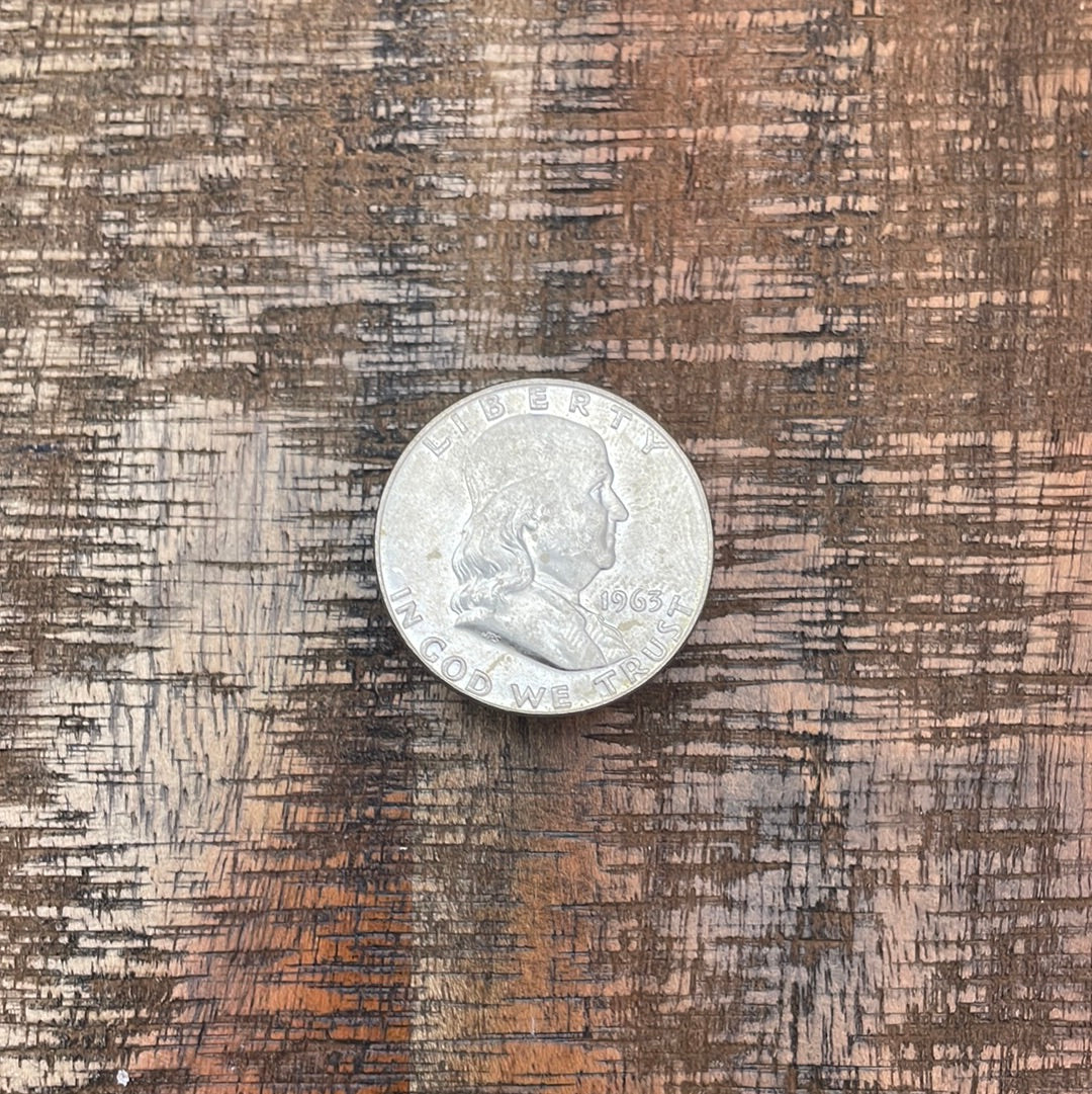 1963-D 50C US Franklin Half Dollar