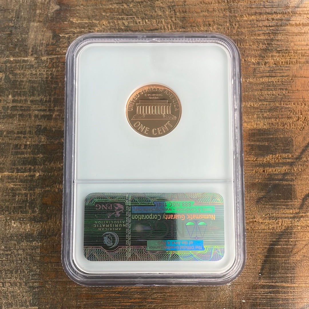 1989-S 1c US Lincoln Memorial Cent PF69 RD Ultra Cameo