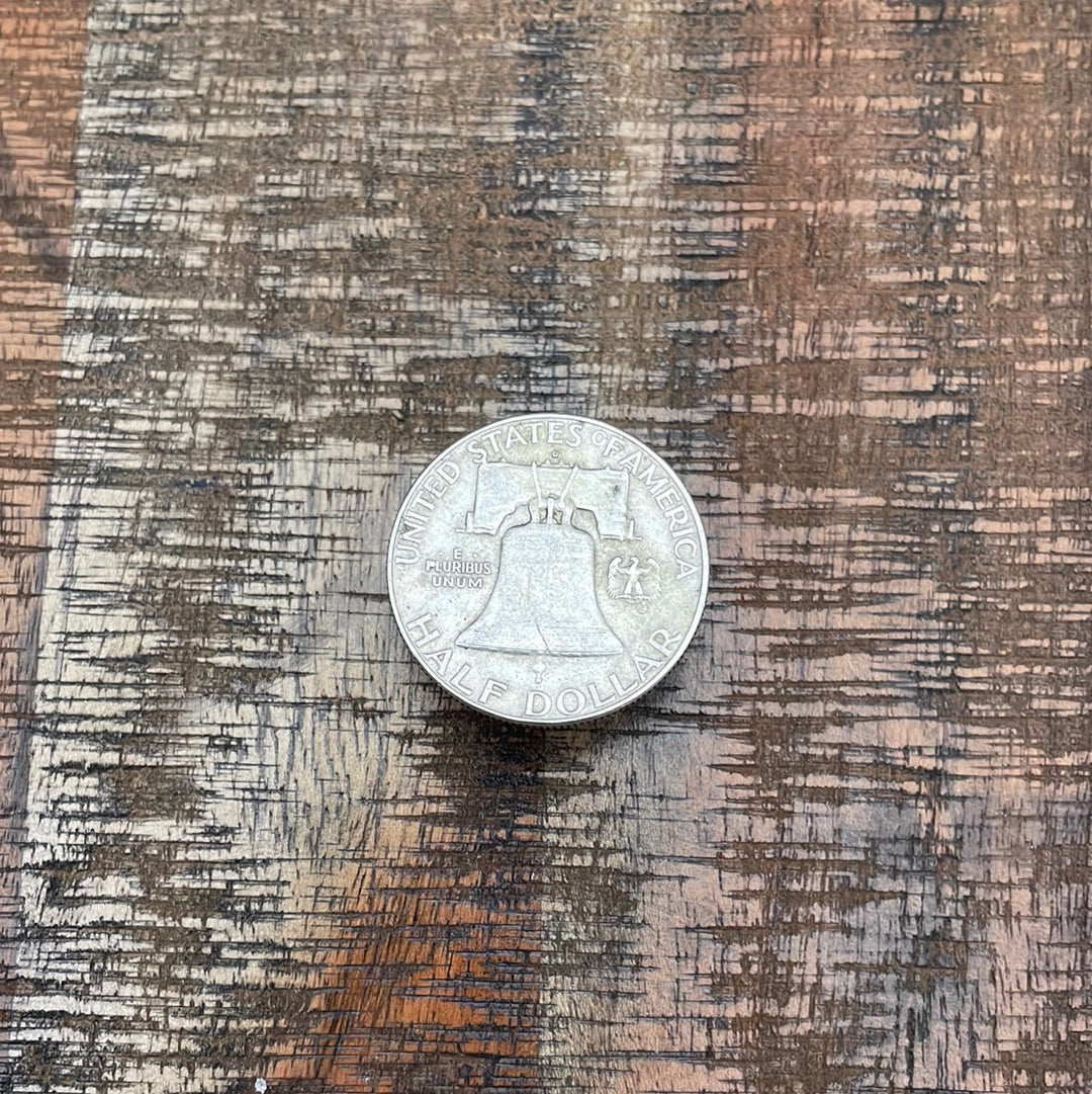 1962-D 50C US Franklin Half Dollar