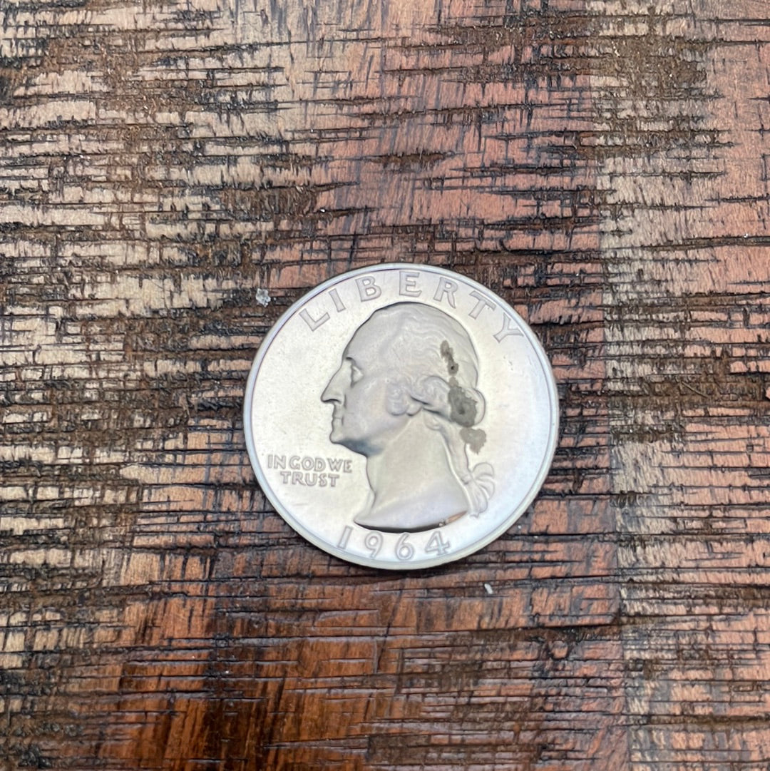 1964 25c US Proof Washington Quarter