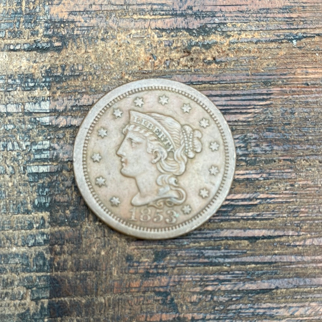 1853 1C Large Cent