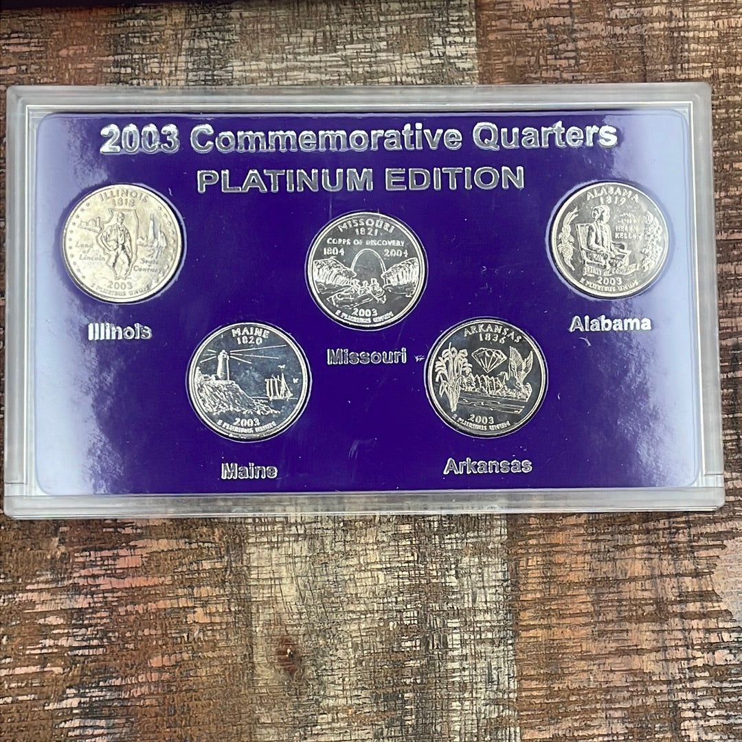 2003 Platinum Edition State Quarter Collection