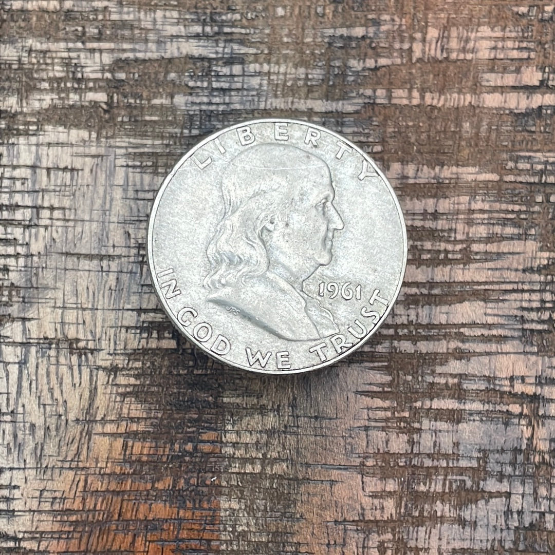 1961-D 50C US Franklin Half Dollar
