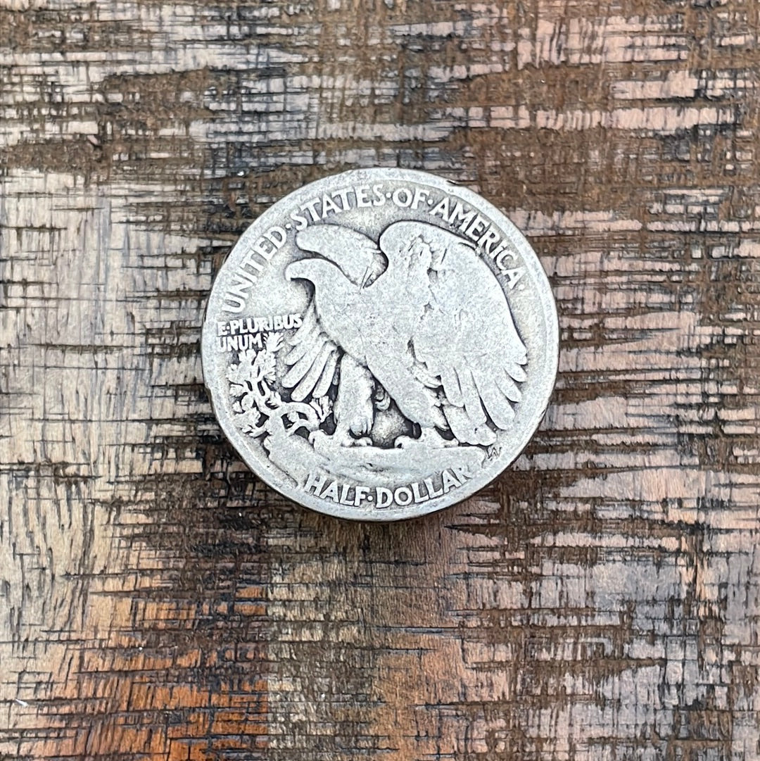 1918 50C US Walking Liberty Half Dollar