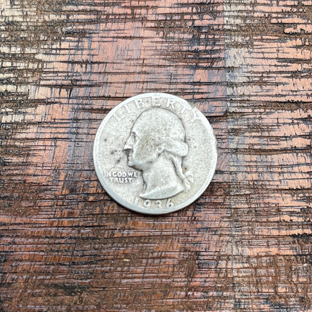 1936 25c US Washington Quarter