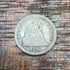 1876-CC 25c US Seated Liberty Quarter ~Variety 4 Resumed with weight Standard of Variety 5
