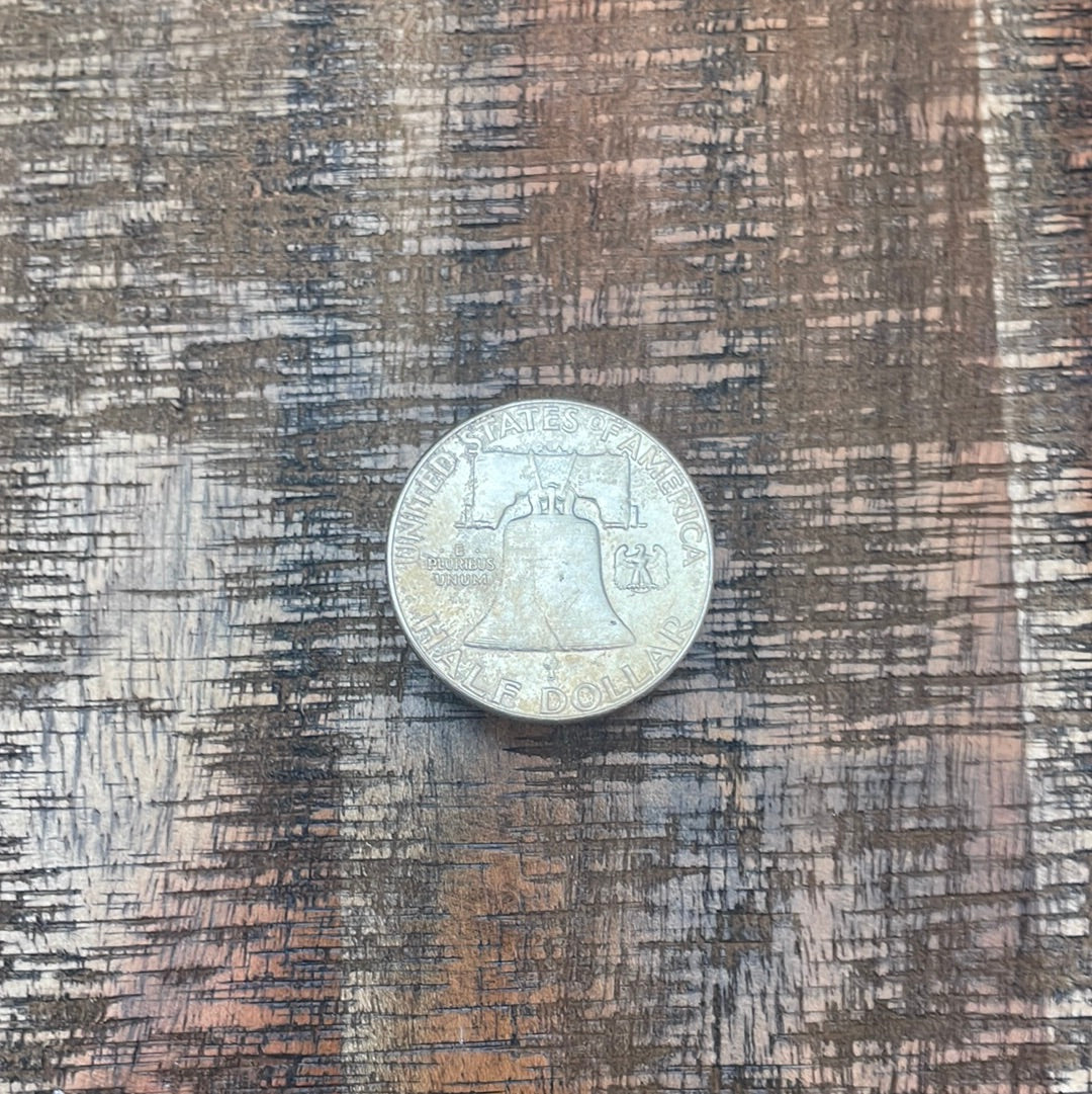 1961 50C US Franklin Half Dollar