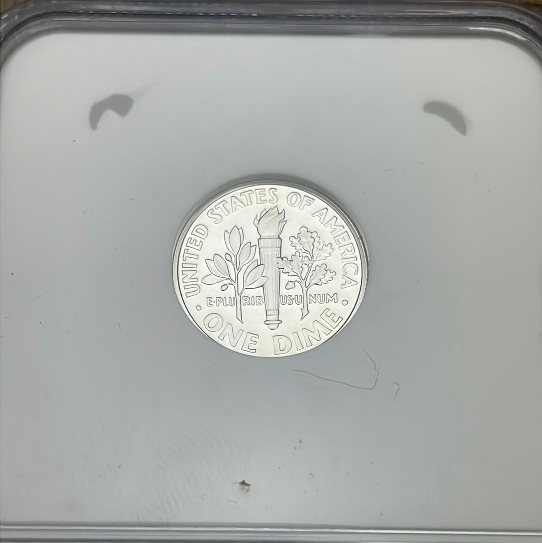 2002-S US 10c Silver Roosevelt Dime NGC PR70 ULTRA CAMEO