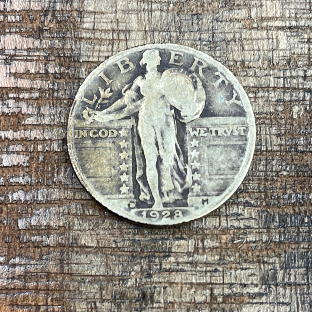 1928-D 25c. US Standing Liberty Quarter