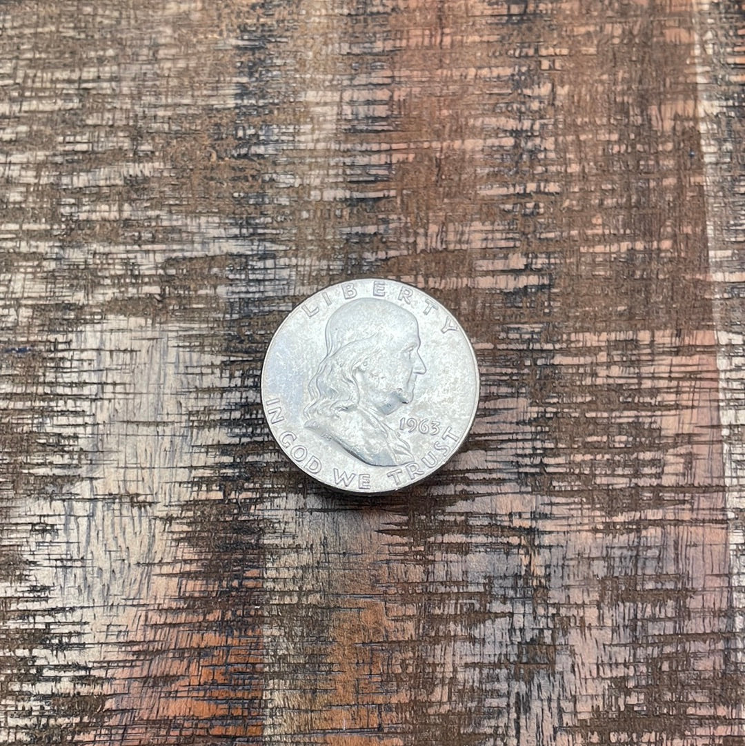 1963 50C US Franklin Half Dollar