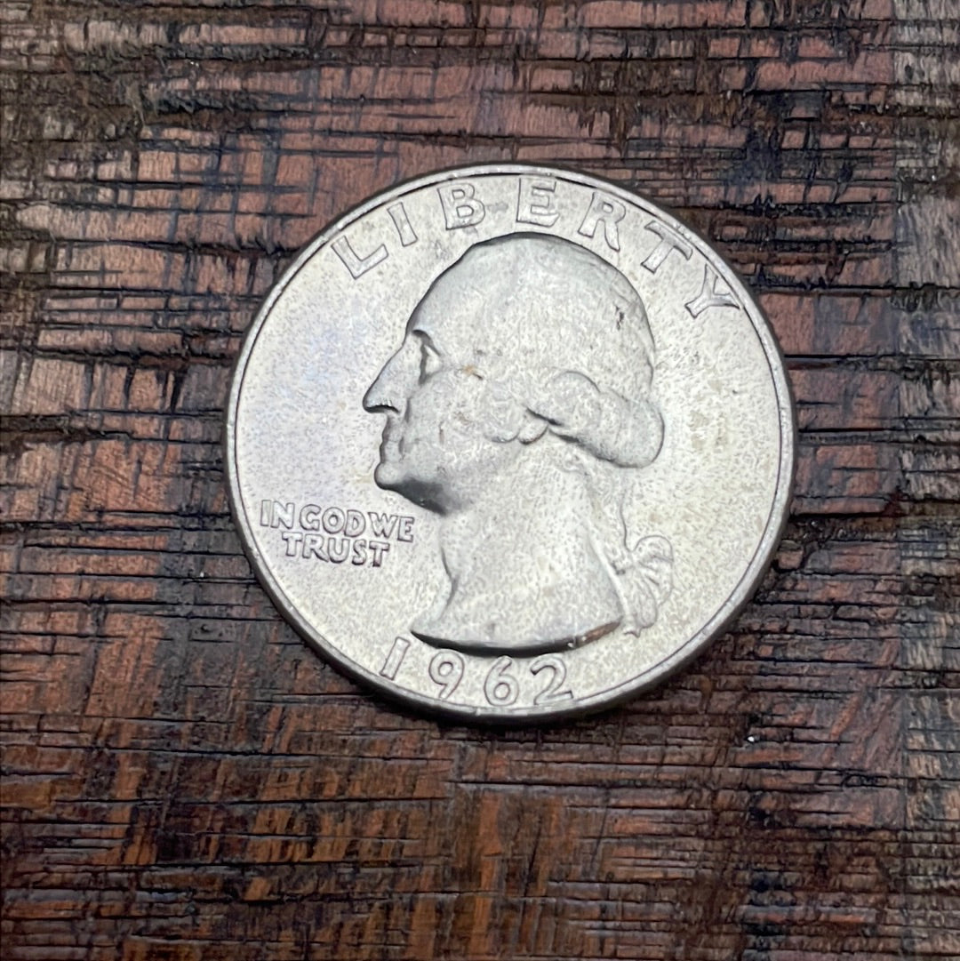 1962-D 25c US Washington Quarter