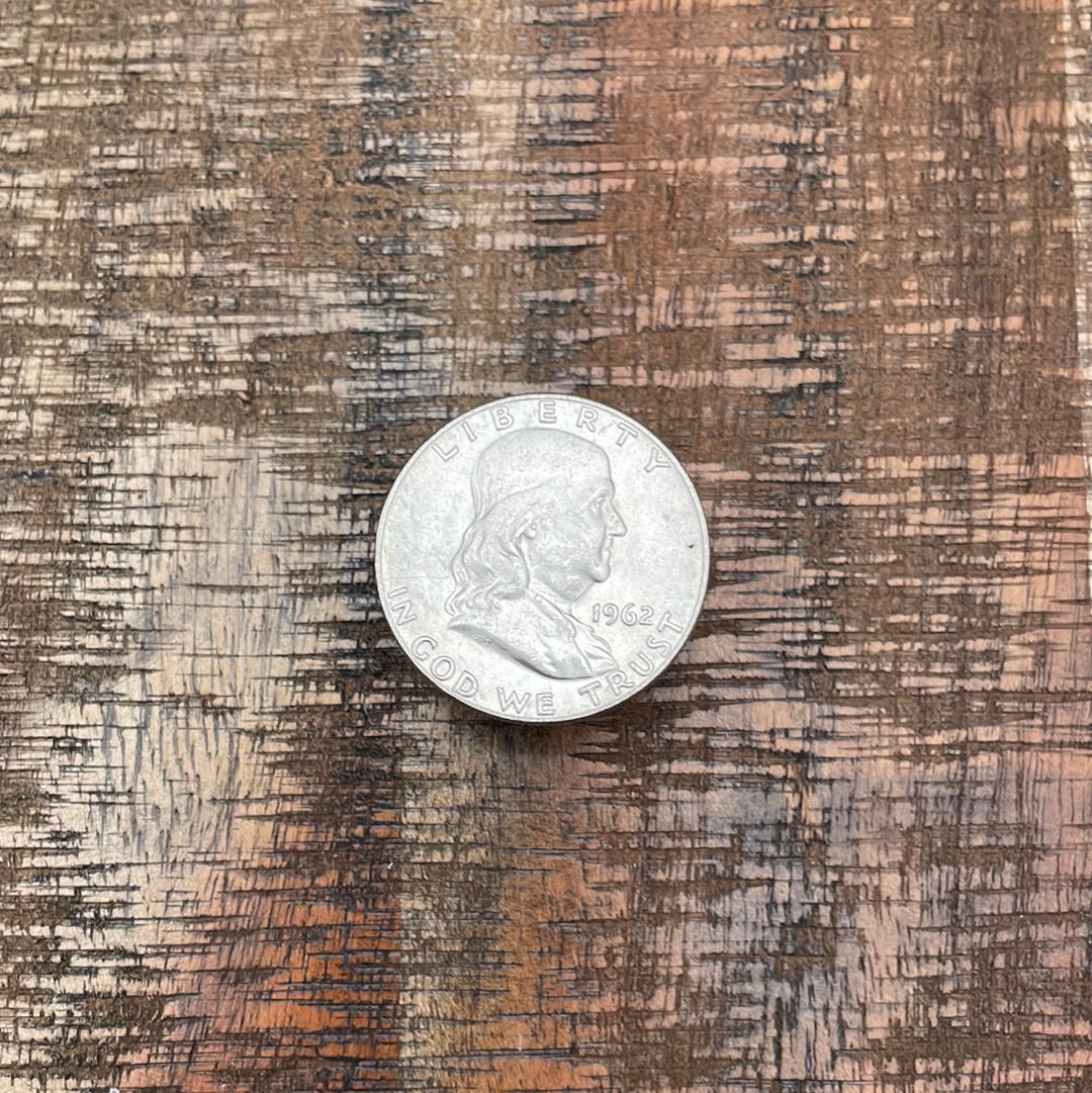1962-D 50C US Franklin Half Dollar