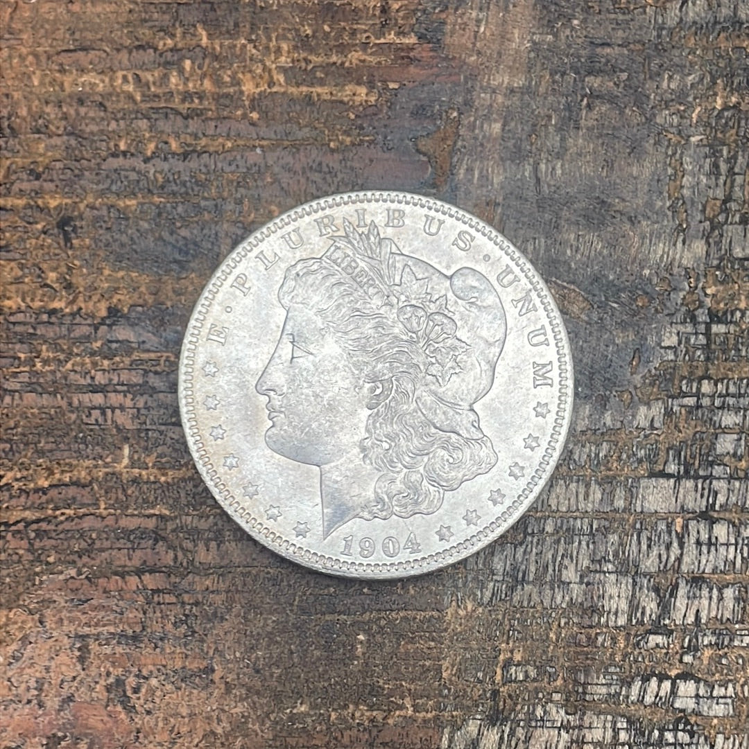 1904-O $1 US Morgan Silver Dollar