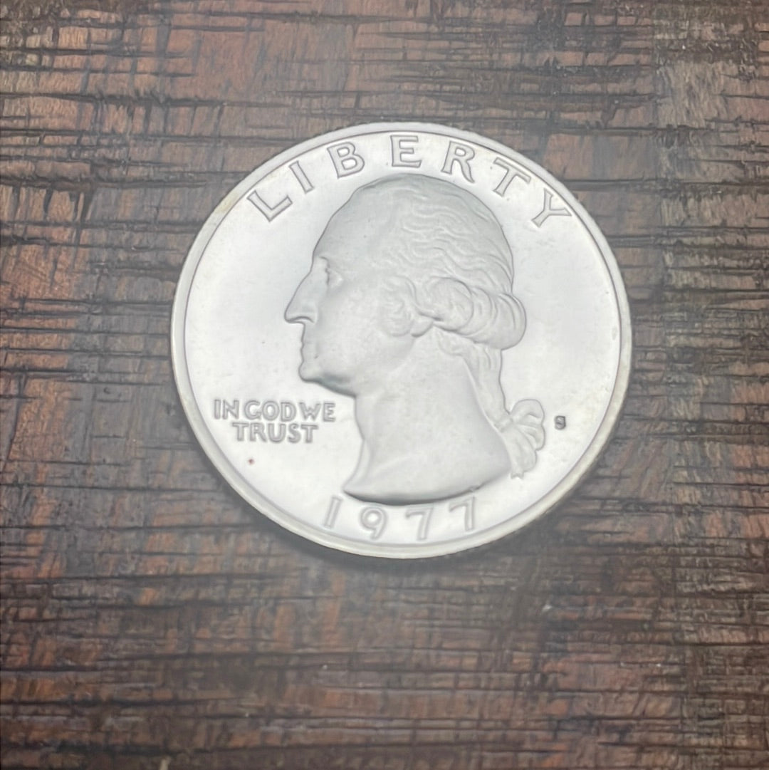 1977-S 25c US Proof Washington Quarter